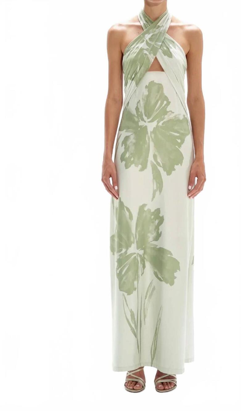 NEW ESPECIA ramtin puhi long dress in white